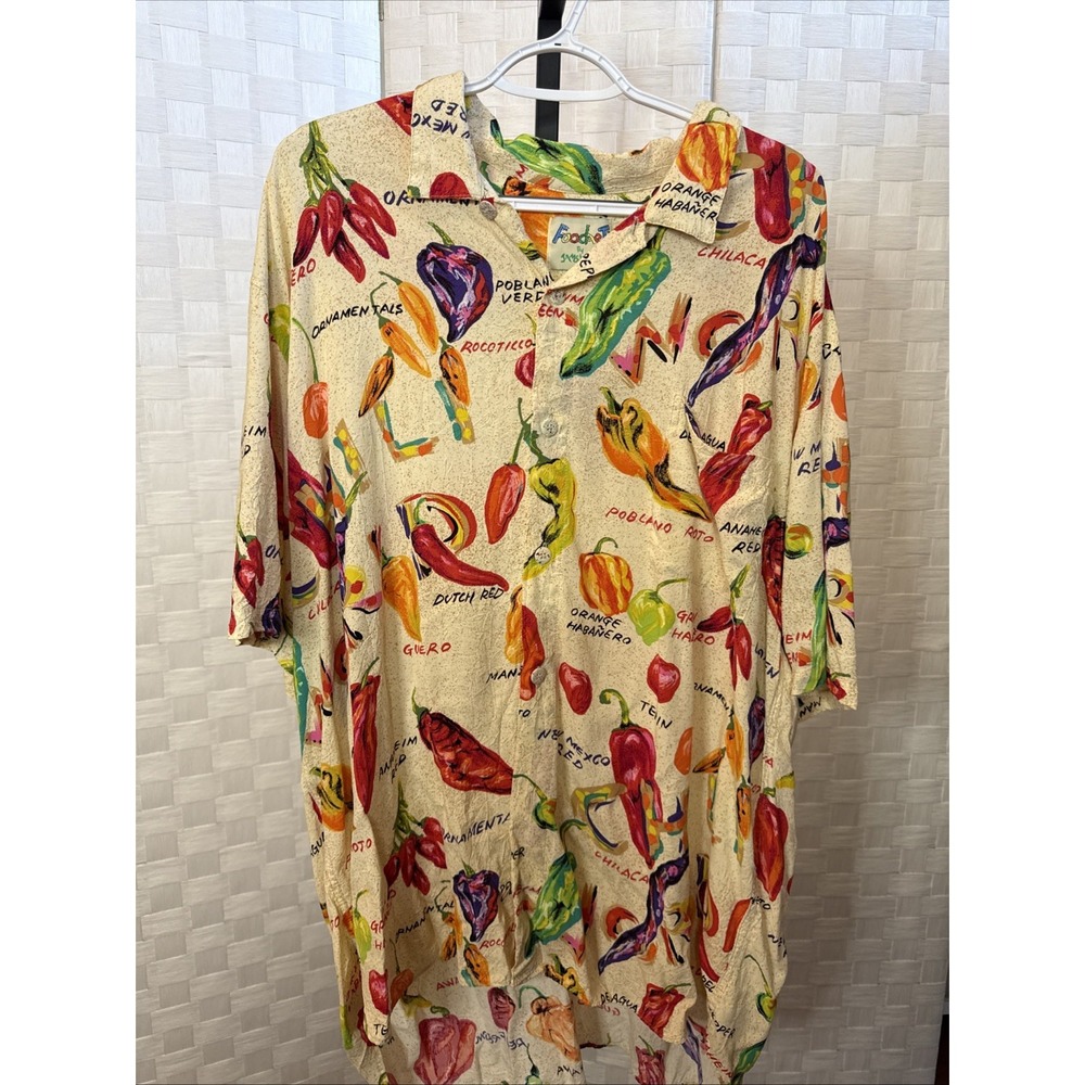 Foodart by Jams World "Chili World Wearable Art Y2K Collectible Shirt XXL - Picture 2 of 5